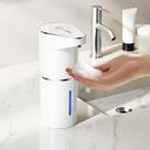 Dispensador de sabão Fantictas Recarregável Automático 350mL Branco