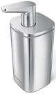 Dispensador de sabão líquido simplehuman Pulse Pump 300mL em aço inoxidável