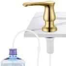 Dispensador de sabão para pia de cozinha GAGALIFE Brushed Gold com kit