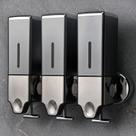 Dispensador de Sabão Prosfalt - 3x500ml - Montado na Parede (Cinza)