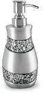 Dispensador de sabonete líquido Creative Scents Silver Mosaic Bathroom