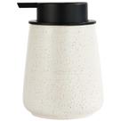 Dispensador de sabonete líquido Eyrozia 360ml Ceramic Matte Beige