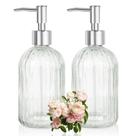 Dispensador de sabonete Uable Glass 350ml para loção para lavar as mãos