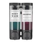 Dispensador de shampoo e condicionador Cabo Deseado 2 câmaras 300mL