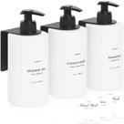 Dispensador de shampoo e condicionador FINESSY Luxe White 500mL
