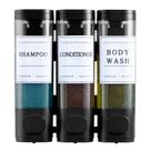 Dispensador de Shampoo e Condicionador Unisence 1050mL Preto Dispensador de Shampoo e Condicionador Unisence 1050mL Preto