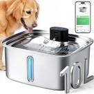 Dispensador de tigela de água para cães Vacqueen 10L com monitoramento de APP