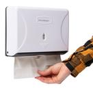 Dispensador de toalhas de papel Mind Reader, suporte de parede triplo, branco