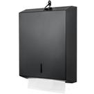 Dispensador de toalhas de papel para montagem na parede Gorlary Matte Black