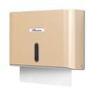 Dispensador de toalhas de papel PLUSSEN para montagem em parede Multifold Gold