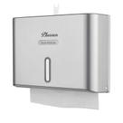 Dispensador de toalhas de papel PLUSSEN Wall Mount 200 unidades prateado