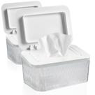 Dispensador de Toallitas Húmedas para Bebé Pack de 2 HSWT Gran Capacidad para Mantener la Humedad