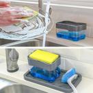 Dispensador Pia Esponja Sabão Detergente Suporte Bucha Limpeza Louça Cozinha Caixa Talheres Panela Dispensador Pia Esponja Sabão Detergente Suporte Bucha Limpeza Louça Cozinha Caixa Talheres Panela