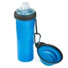 Dispenser 3 em 1 Pet com bebedouro e comedouro portátil Dispenser 3 em 1 Pet com bebedouro e comedouro portátil
