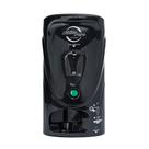 Dispenser 3X1 Fio Dental, Enxaguante Bucal e Porta Copos Premium Preto Pilha Hálito Puro