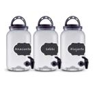 Dispenser Amaciante Sabão Liquido Alvejante Bebidas 3,6l 3un