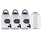 Dispenser Amaciante Sabão Liquido Alvejante Bebidas 3,6l 4un