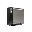 Dispenser autocortante p/ toalha bobina mecanico preto Inox escovado Brave - Nobre Dispenser autocortante p/ toalha bobina mecanico preto Inox escovado Brave - Nobre