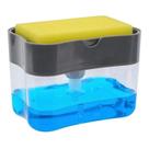 Dispenser Com Esponja Para Detergente 13X11X10,5cm Dispenser Com Esponja Para Detergente 13X11X10,5cm