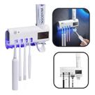 Dispenser De Creme Dental Esterilizador Aplicador Suporte Uv Aplicador Automatico Pasta Dente Suporte Escovas