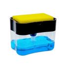 Dispenser De Sabão 2 em 1 Suporte Esponja Dispenser De Sabão 2 em 1 Suporte Esponja
