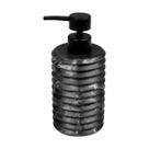 Dispenser de Sabonete Líquido Luxo Sanfonado Preto tipo Cerâmica Kala Dispenser de Sabonete Líquido Luxo Sanfonado Preto tipo Cerâmica Kala