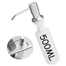 Dispenser Detergente/Dosador Cozinha Porta Sabonete Liquido Embutir 500 ml