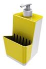 Dispenser Detergente E Esponja - Crippa Cor Branco-amarelo