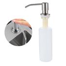 Dispenser Detergente Porta Sabonete Liquido Embutir 500ml Inox 304 Escovado