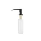 Dispenser Dosador Embutir Black Matte Redondo 500ml - Ouse Metais Dispenser Dosador Embutir Black Matte Redondo 500ml - Ouse Metais