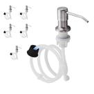 Dispenser Dosador Mangueira Flexivel Kit 5 Unidades Embutir Suporte Pia Cozinha Liquidos Banheiro Tanque Dispenser Dosador Mangueira Flexivel Kit 5 Unidades Embutir Suporte Pia Cozinha Liquidos Banheiro Tanque