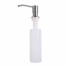 Dispenser Dosador Sabão Embutir Pia Detergente Sabonete Liquido Escovado Banheiro Cozinha Kit 10 Uni
