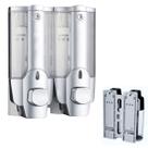 Dispenser Duplo Alcool Gel Shampoo Sabonete Liquido kit 2 uni Hotel Shopping