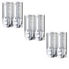 Dispenser Duplo Shampoo Kit 3 uni Alcool Gel Sabonete Liquido Hotel Shopping Dispenser Duplo Shampoo Kit 3 uni Alcool Gel Sabonete Liquido Hotel Shopping