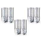 Dispenser Duplo Shampoo Kit 3 uni Alcool Gel Sabonete Liquido Hotel Shopping