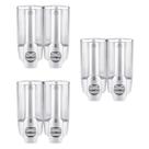Dispenser Duplo Shampoo kit 3 uni Sabonete Alcool Gel Hotel Casa Shopping