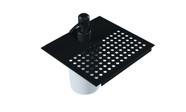 Dispenser e suporte de esponja simples xteel 150mm alfa black preto dse 0150 blk