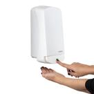 Dispenser Elegante em Inox Branco para Sabonete Líquido e Álcool Gel 800ml
