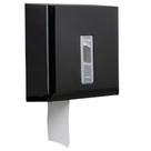 Dispenser Elegante para Papel Higiênico - Alta Capacidade em Preto