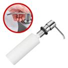 Dispenser embutido inox 350ml para pia cozinha detergente