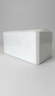 Dispenser Interfolha Balcão Branco C/ Tampa Cristal