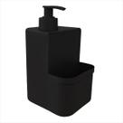 Dispenser Multiuso Dosador Sabão Detergente Líquido Com Porta Esponja Bucha Organizador Pia Cozinha Dispenser Multiuso Dosador Sabão Detergente Líquido Com Porta Esponja Bucha Organizador Pia Cozinha