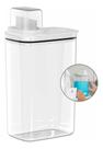 Dispenser Organizador Lavanderia Copo Medidor 2,3l - Branco Dispenser Organizador Lavanderia Copo Medidor 2,3l - Branco