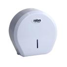 Dispenser papel hig rolao 300/500m (cinza/branco) NOBRE new classic - Não Informada