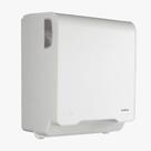 Dispenser Papel Toalha Bobina Autocorte Branco/Preto Nobre - GOEDERT