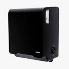 Dispenser Papel Toalha Bobina Autocorte Branco/Preto Nobre - GOEDERT