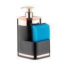 Dispenser Para Detergente Líquido Em Plástico Com Porta Esponja Eleganza 500ml Future