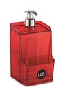 Dispenser para detergente slim vermelho translucido uz