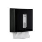 Dispenser Para papel toalha interfolhado para secar as maos-Preto Street- Nobre