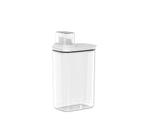 Dispenser para Sabão em pó com dosador Flow em Poliestireno/Silicone Bege 2,3L - Ou